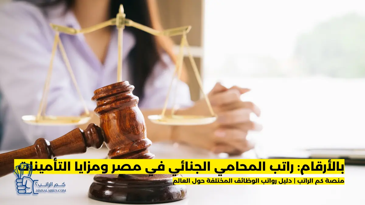 راتب المحامي الجنائي في مصر